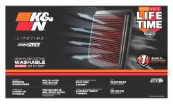 K&N - K&N 33-2192 Drop-In Replacement Air Filter - Image 2