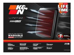 K&N - K&N 33-2959 Drop-In Replacement High-Flow Air Filter - Image 2