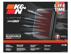 K&N - K&N 33-2546 Drop-In Replacement Air Filter - Image 2