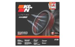 K&N - K&N E-3690 Replacement Custom Air Filter Washable & Reusable - Image 2