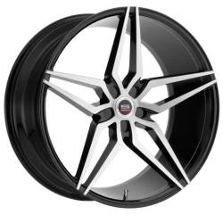 Spec-1 - Spec-1 Wheel SPM81 22x10.5 BLANK 20mm Gloss Black & Brushed SPM81221054020GBB - Image 1