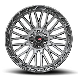 Vortek - Vortek Wheel 502221057-18BDCDT VRD-502 22x10 6x135/5.5 -18mm Black/Tint - Image 1