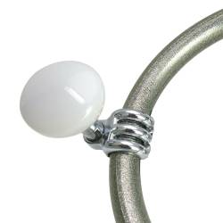 American Shifter Company - American Shifter ASCBN10001 White Retro Series Suicide Brody Knob Opaque - Image 1