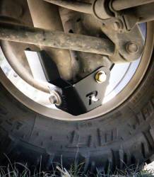 Rago Fabrication - Rago Fabrication R0919GXRSG Rear Shock Skid Guards for 10-23 Lexus GX460 - Image 3