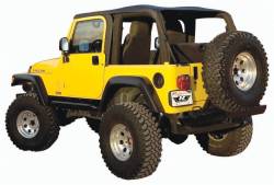 Rampage - Rampage 109535 Frameless Trail Top w/Tinted Window for 97-06 Jeep Wrangler TJ - Image 4