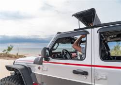 Rampage - Rampage 139035 Trailview Frameless Soft Blk Diamond Top for 20-22 Jeep Gladiator - Image 9