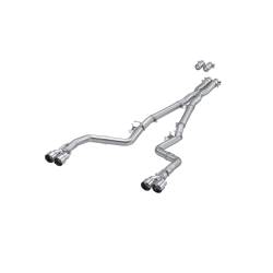 MBRP Exhaust - MBRP Exhaust S7114AL AL 3" Cat-Back Dual Exit w/o Muffler for 15-23 Challenger - Image 1