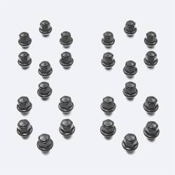 Ford Performance Parts - Ford Performance M-1012K-BR Wheel Black Lug Nut Vehicle Kit M12x1.5 Thread 24Pc - Image 2