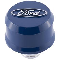 Ford Performance Parts - Ford Performance 302-436 Slant Edge Breather Blue w/Ford Logo - Image 2