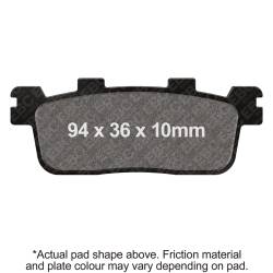 EBC Motorcycle Brakes - EBC Motorcycle Brakes SFA607 SFA Series Scooter Organic Pads - Image 1