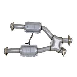 BBK Performance Parts - BBK Performance 2.5" Short X-Pipe w/Converters 79-93 Mustang 5.0L 1659 - Image 7