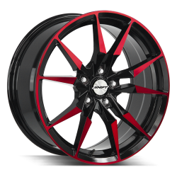 Shift - Shift Wheels BLADE 18x8 5x120 35mm Gloss Black/Machined Red H29852035GBMR - Image 1