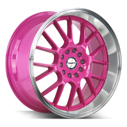 Shift - Shift Wheels CRANK 17x7.5 5x100/4.5 30mm Hot Pink/Polished H28750030PKP - Image 1