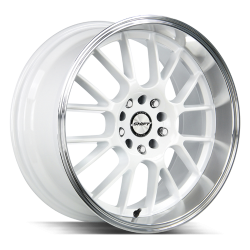 Shift - Shift Wheels CRANK 17x7.5 5x100/4.5 30mm Gloss White/Polished H28750030WP - Image 1