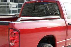 Dee Zee - Dee Zee DZ99601 Stainless Steel Side Rail 1.9" Diameter 6.5' Bed w/o Toolbox - Image 2