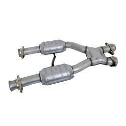 BBK Performance Parts - BBK Performance 2.5" Short X-Pipe w/Converters 79-93 Mustang 5.0L 1659 - Image 4