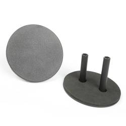Rugged Ridge - Rugged Ridge 11025.06 Textured Mirror Filler Plates Black for 07-18 Wrangler JK - Image 1