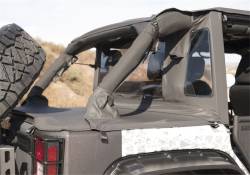 Rampage - Rampage 990135 Trailview Tonneau Top Fold-Back Sunroof for 07-18 Wrangler JK 4DR - Image 2