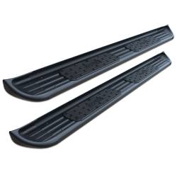 Raptor Series - Raptor 1301-0039BT 7" SS Black Running Boards for 14-19 Silv 1500/2500/3500 Crew - Image 2