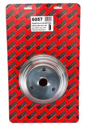 Trans-Dapt Performance - Trans-Dapt 6057 CRANKSHAFT Pulley 2Groove 69-85 Chevy 283-350 LONG w/P Pol. ALUM - Image 2