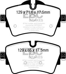 EBC Brakes - EBC Brakes S6KF1382 S6 Kits Bluestuff & GD Rotors for 15 Mini Cooper - Image 1