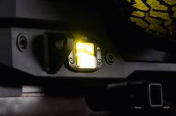 DV8 Offroad - DV8 Offroad BE3FMW40W-A Elite Series 3" LED Cube Pod Amber Flush Mount Light - Image 6