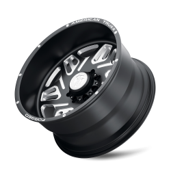 American Truxx - American Truxx ATF1908 Orion 22x12 6x5.5 -44mm Black/Milled ATF1908-22283-44M - Image 3