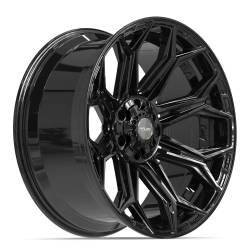 4PLAY - 4PLAY Wheels 4P83 22x10 6x5.5/135 -18mm Gloss Black 4P83-22100-6D55-18B - Image 3