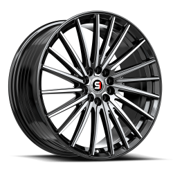 Spec-1 - Spec-1 SP-681883838BM SP-68 Wheel 18x8 5x4.5/5x120 38mm Gloss Black & Machined - Image 1