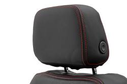 Rough Country Suspension Systems - Rough Country 91071L Front/Rear Black Seat Covers 19-26 Silverado/Sierra Crew - Image 6