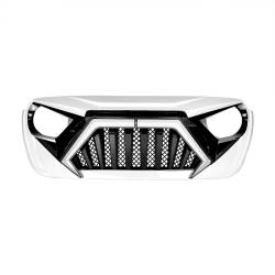 AMERICAN MODIFIED - AMERICAN MOD AMJPCA00142 Goliath Grille w/LED DRL/Turn Signals White/Black - Image 2