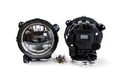 DV8 Offroad - DV8 Offroad HLCJL-02 Black LED Headlights for 18-26 Jeep Wrangler JL/Gladiator - Image 6
