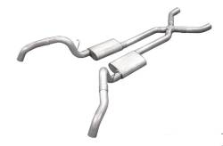 Pypes Performance Exhaust - Pypes SGF60 No Muffler Exhaust System 2.5" w/X-Pipe for Camaro/Firebird - Image 1