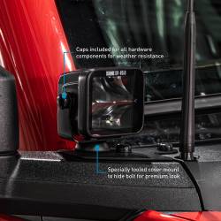 Mishimoto - Mishimoto BNLT-BR-21-DT2F Borne Off-Road Ditch Light 3X3 Flood for 21+ Bronco - Image 2
