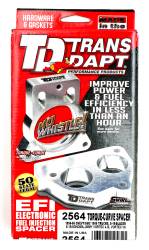 Trans-Dapt Performance - Trans-Dapt 2564 Torque-Curve MPFI Spacer for 96-06 S10/S15/Blazer/Jimmy 4.3L - Image 2