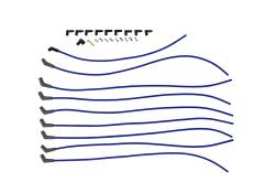 Ford Performance Parts - Ford Performance M-12259-C302 9MM Spark Plug Wire Sets-"Ford Racing" - Image 1