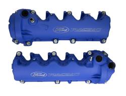 Ford Performance Parts - Ford Performance M-6582-FR3VBL Blue Ford Racing Coated 3-Valve Cam Covers - Image 1