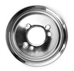 Trans-Dapt Performance - Trans-Dapt 9816 Chrome Crankshaft Pulley 2 Groove Chevy 396/454 Short - Image 2