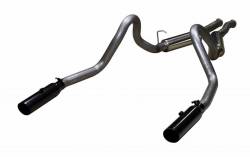 Pypes Performance Exhaust - Pypes SFM29VB Pype Bomb Catback Exhaust System M80 Mufflers for 79-04 Mustang - Image 1