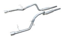 Pypes Performance Exhaust - Pypes SFM79 Converter Back Exhaust System for 11-13 Ford Mustang - Image 1
