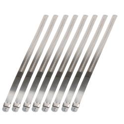 Design Engineering - Design Engineering 10211 Stainless-Steel Positive Locking Ties 12mm x 9" 8pk - Image 1