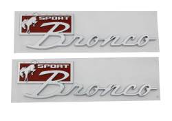 Ford Performance Parts - Ford Performance M-1447-BSPRT 21-25 Bronco Sport Script Fender Badge Kit - Image 2