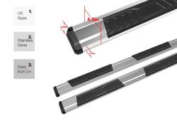 APS - APS S-Series Running Boards Polish 15-25 Colorado/Canyon Ext WB03SAI8S - Image 2