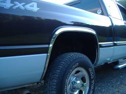 APS - APS FT04O-RAM94L Stainless Steel 2" Fender Lip Trim for 94-01 RAM Trucks - Image 1