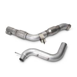 BBK Performance 1809 3.0" Turbo Downpipe w/Converter for 15-23 Ford Mustang 2.3L