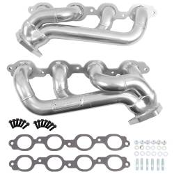 BBK Performance Parts - BBK 40480 Polished Silver Ceramic 1.75" Shorty Headers 19-24 GM Trucks 5.3/6.2L - Image 1