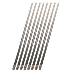 Design Engineering - Design Engineering 10208 Stainless-Steel Positive Locking Ties 7mm x 9" 8pk - Image 1
