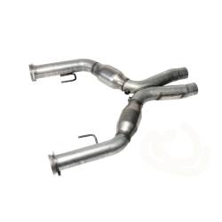 BBK Performance 1637 2.75" Short X-Pipe w/Converters for 05-10 Mustang GT 4.6L