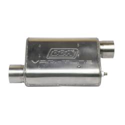 BBK Performance 2.5" Offset/Offset Varitune Muffler Stainless 31015
