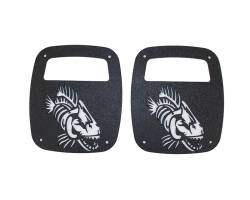 Fishbone Offroad - Fishbone Offroad FB31044 Taillight Covers for 76-06 Jeep Wrangler CJ7 YJ/TJ SJ - Image 1